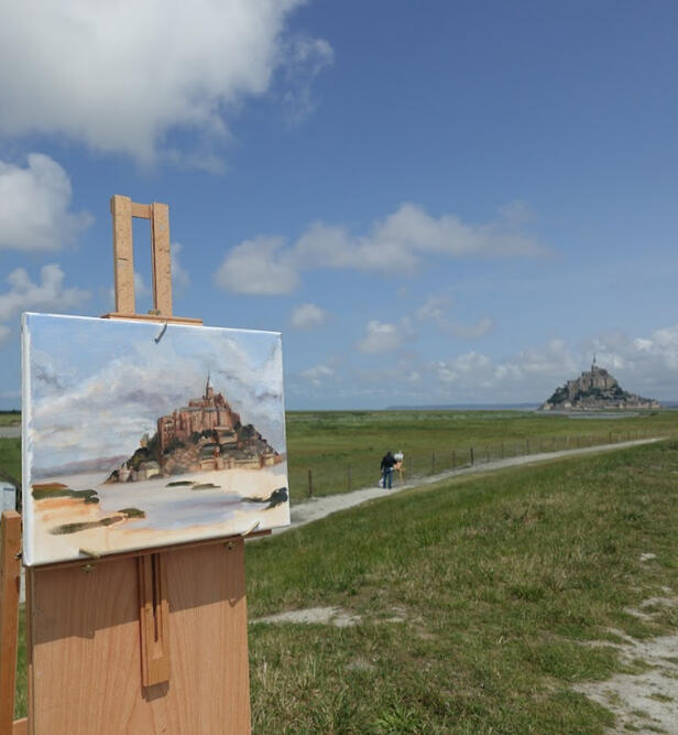 Mont Saint-Michel en Plein Air